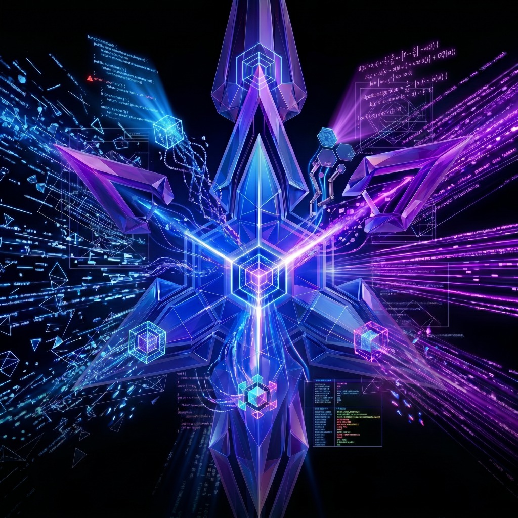 Custom Development Star Network Illustration