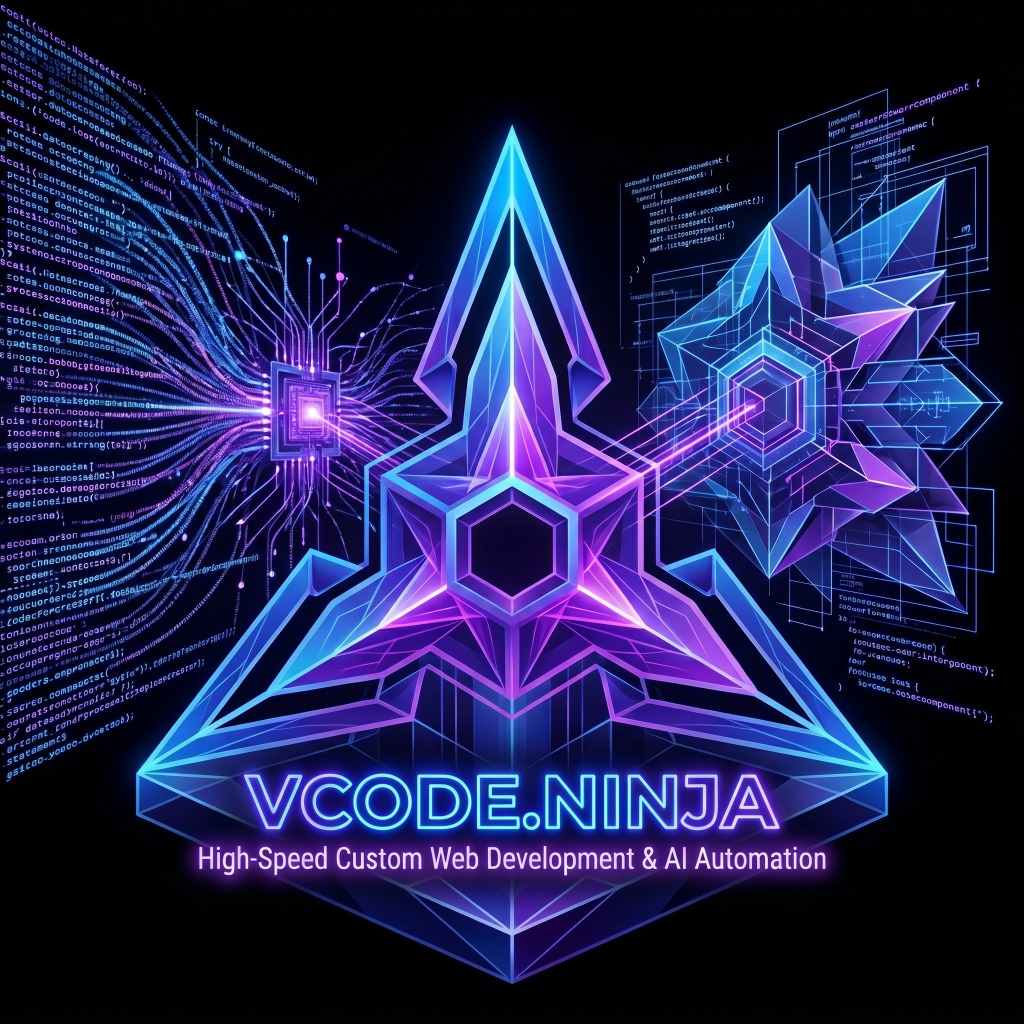 VCode Ninja Star Network Illustration